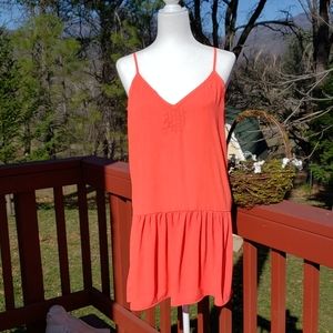 Alya brand.  Medium size coral sundress.